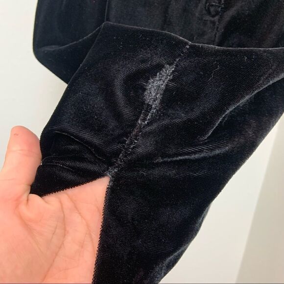 Jessica McClintock Gunne Sax 80's Velvet Sequin Mini Dress - Picture 11 of 11